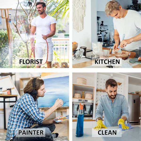 2 stycken denimförkläden, nya, andningsbara denimförkläden, smutsavvisande