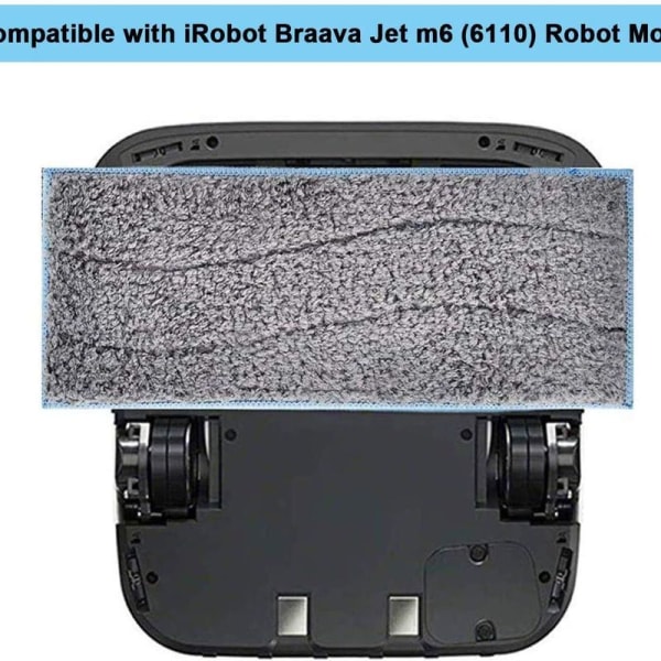 Pestävä ja uudelleenkäytettävä moppipää robottimoppiin