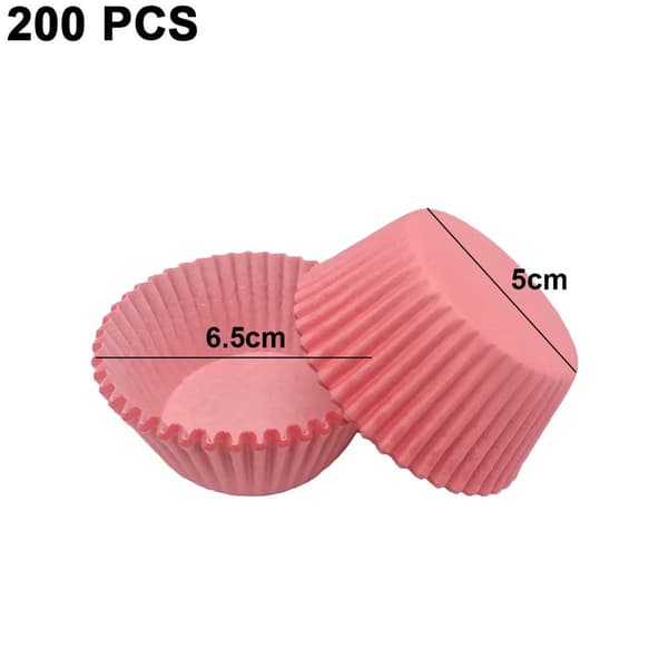 Cupcake Cases - Standard størrelse cupcake cases til pink KLB
