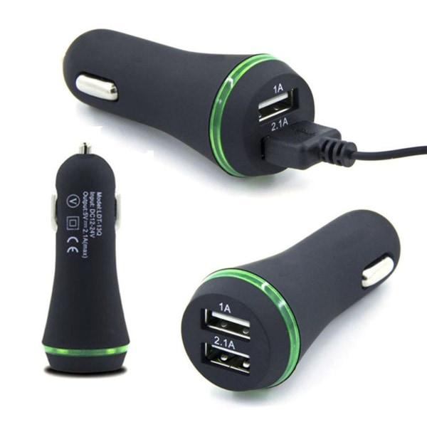 Bluetooth-mottaker bilsett med USB-billader med 2 porter og KLB