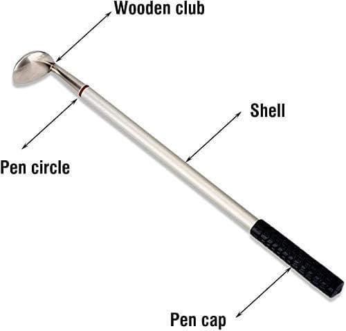 VGEBY Golfpenna Golfbollar Set, Mini Desktop Golfbollpenna Present Golfpennor