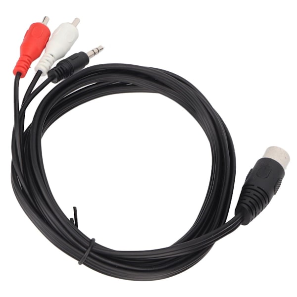 DIN 8-polet til 3,5 mm 2 RCA-kabel, han til han, fremragende DIN-lyd KLB