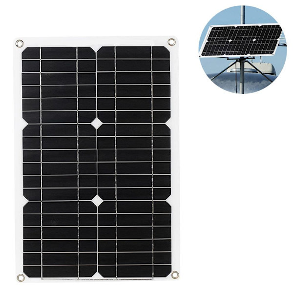 Solcellsladdare solpanel kit med solcellsregulator, med