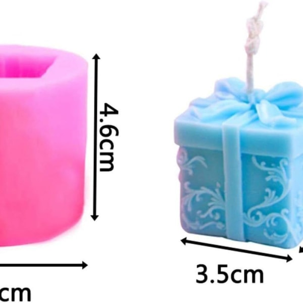 3D julelysstøpeform, DIY juletre, hjort, julenisse