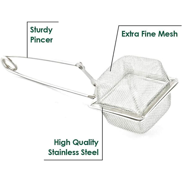 Original teinfuser|Teinfusere til løs te|Finmasket si i 18/8 rustfrit stål|Bedste teinfuser til-