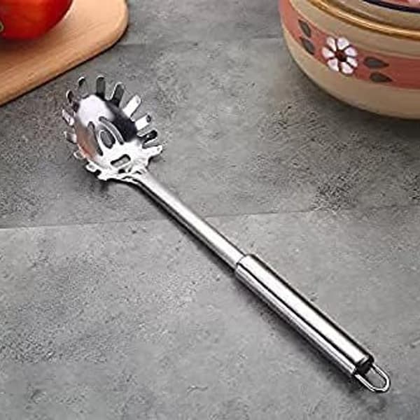 Spaghettiske, spaghettiservér, spaghettiske i rustfrit stål, spaghettigaffel,