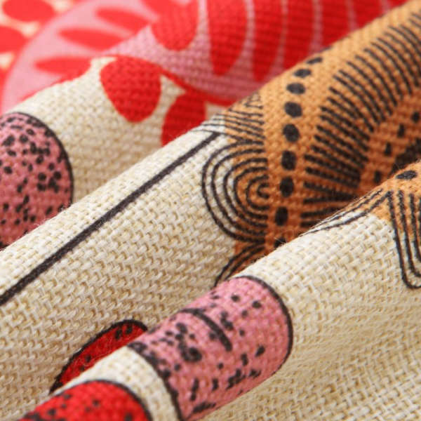 Putetrekk 45x45 Blomster Putetrekk Putesett Dekorativ Putetrekk Sett med 4 Linstoff Putetrekk Soverom Sofa Pute-