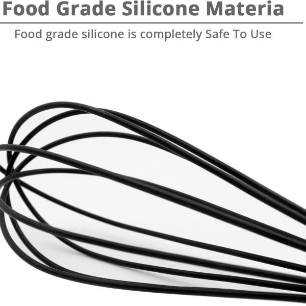 Kök Silikon Visp, Ballong Mini Visp, Rostfri 8 Tum KLB