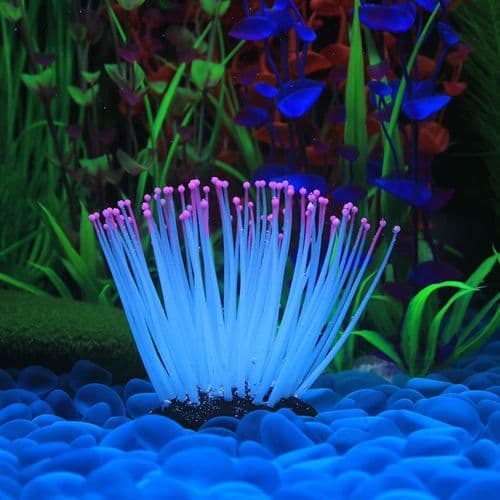 Xiangze vannplanter akvarium kunstig akvarieanemone silikonplanter