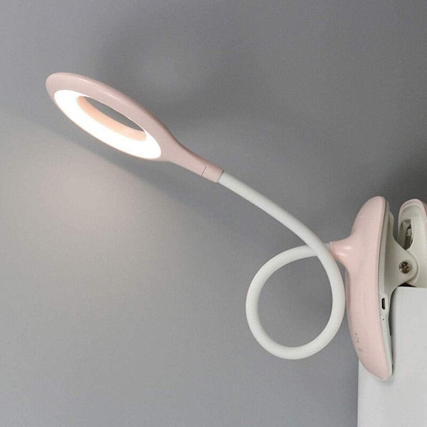 Barnklämma lampa, läslampa, dimbar LED-lampor KLB