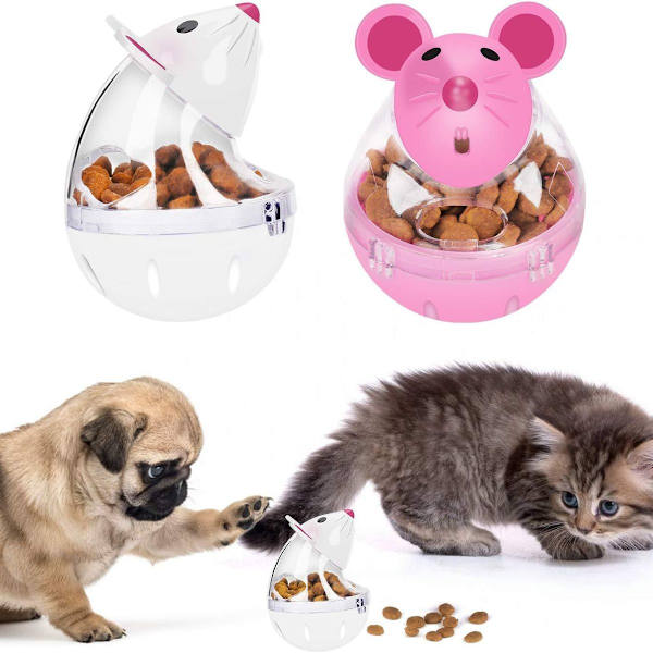 KLB Interaktiv IQ Foderudgivelsesbold til Godbidder til Hunde, Katte og Hvalpe
