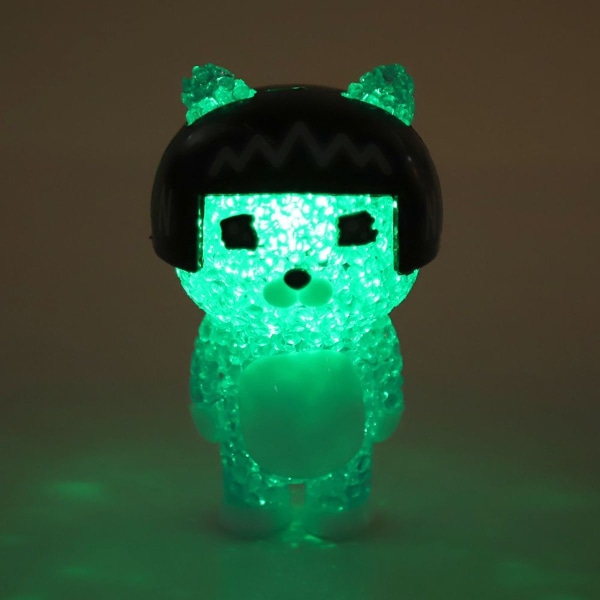 Jule LED Natlampe Mini Legetøj Farve Lys Sød Kat Gave KLB