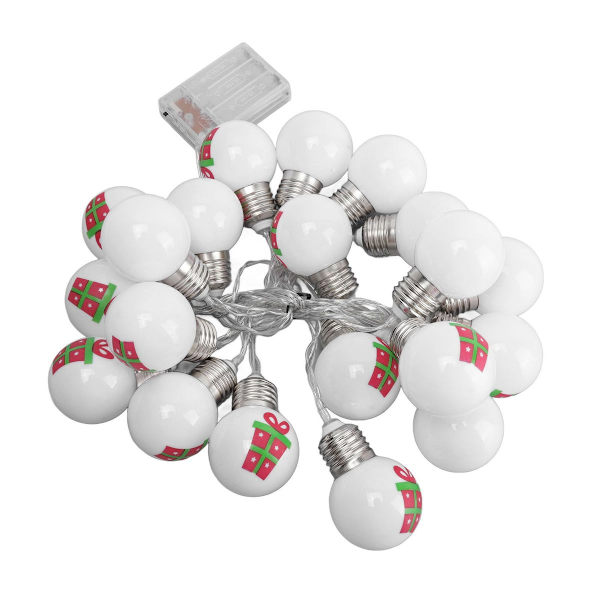 9.8 Fu 20 LED-pallolampun jouluvalot paristoilla KLB