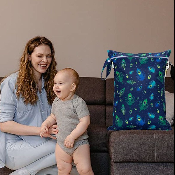 Vaskbare våde og tørre poser til babystofbleer Style2 KLB