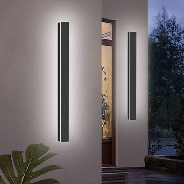 LED væglampe soveværelse indendørs moderne udendørs ganglampe spisestue 100cm 21W koldt hvidt