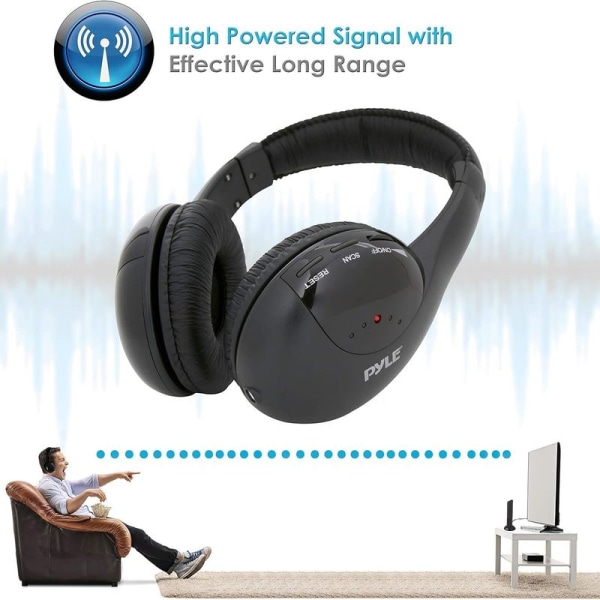Stereo-trådløst-over-øre-kopfhører High-Fidelity-headset
