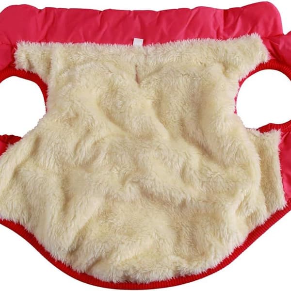 KLB Husdjur Vår Höst Vinter Kläder Polar Fleece Quiltad Bomulls Väst