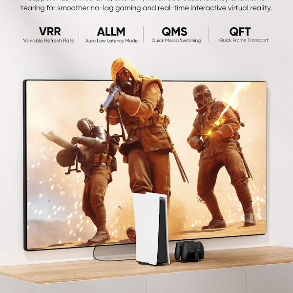 Ultra High Speed 8K 60Hz HDMI-kaapeli 3.3ft/1m, Highwings