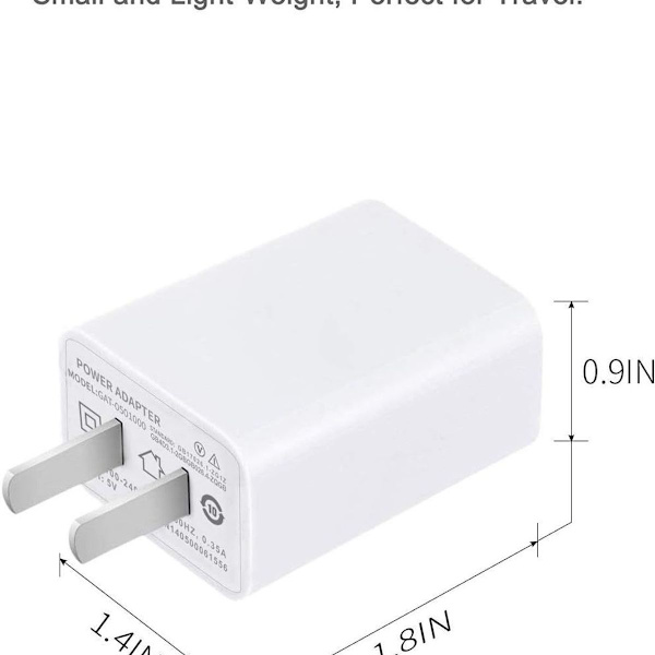 USB-väggladdare 2-pack - Snabbladdningsadapter