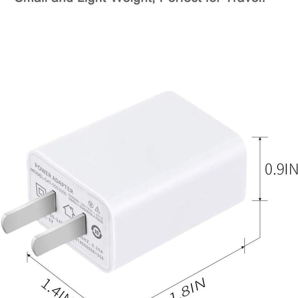 USB Wall Charger 2 Pack - Quick Charge Adapter