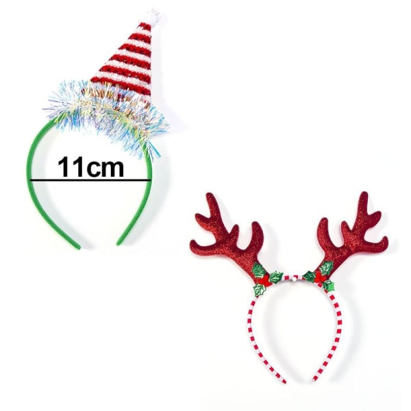 Julehodebånd for julefestgaver til kvinner, jenter og barn, stil 1