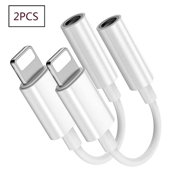 Headsetadapter, ekstra adapter 3,5 mm lyd og lading