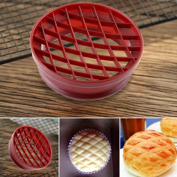 Brödform, DIY plastformar grepp ergonomisk design ananas bulle tryck