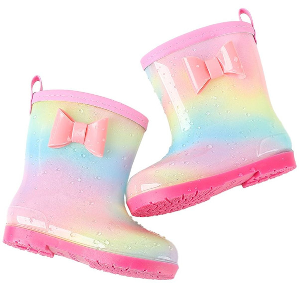 Toddler Rain Boots Unisex Flickor Pojkar Inner Längd 18cm KLB