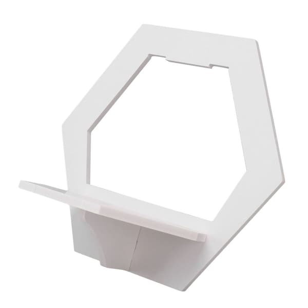 3-delad hexagonal flytande hylla modern enkel KLB