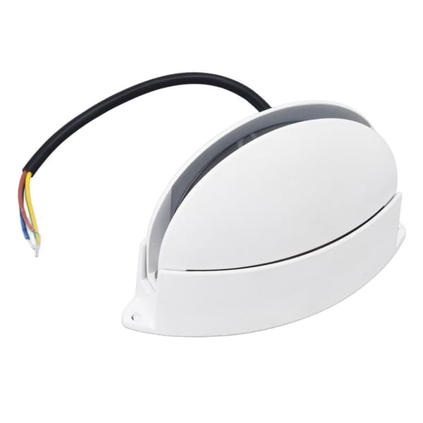 Vinduskarmslampe 180° lysende halvsirkelformet LED-vegglampe KLB
