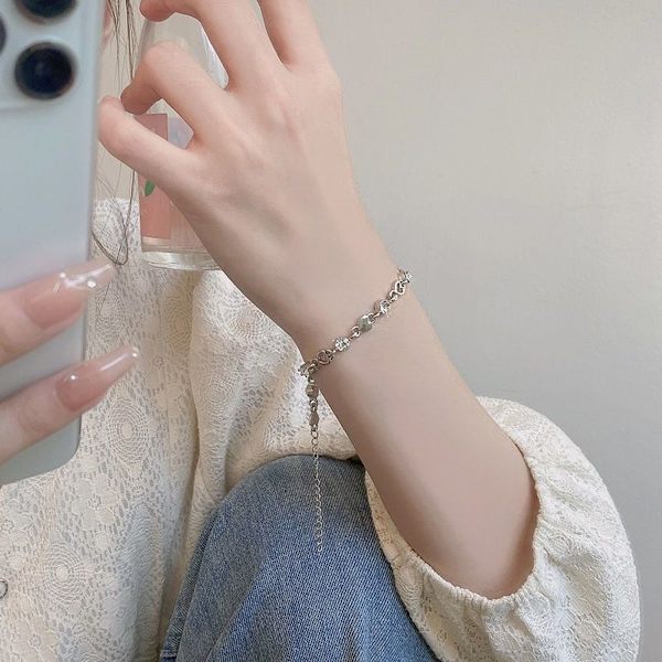 Hjärtformad armband dammode smycken