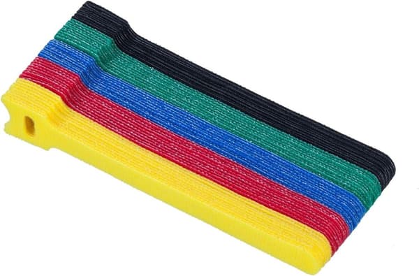50 stk. genanvendelige velcro-kabelbindere