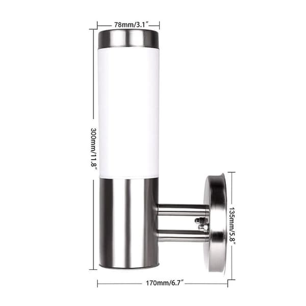 AC110-230V 5W E27 Moderni seinävalaisin, vedenpitävä seinävalaisin KLB