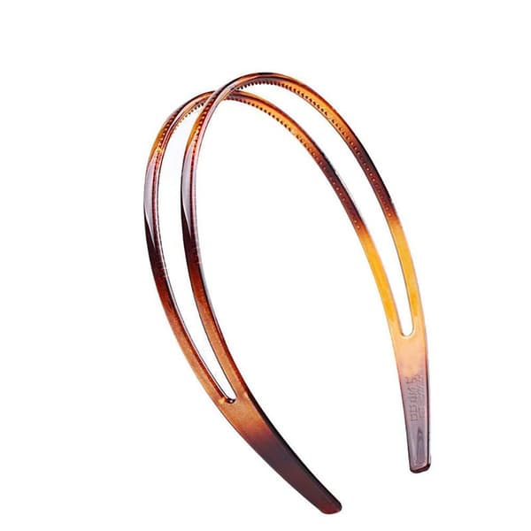 Hårband för kvinnor i hårdplast, 2-pack