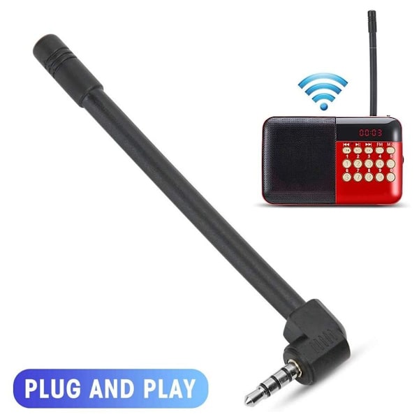 FM-antenne TV teleskopantenne 3,5 mm adapter radioantenne til TV FM AM KLB