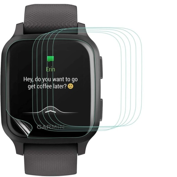 6 kpl näytönsuojia, jotka sopivat Garmin Venu Sq- ja Garmin-laitteisiin