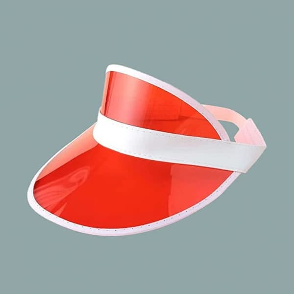 4-pack unisex solhatt solskärm PVC plast solskärm KLB