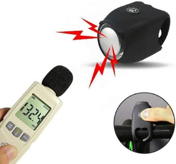 Vedenkestävä pyöränkello, pyöränkello, 120 dB sähköpyörä
