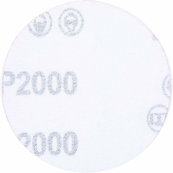 3\" Sanding Disc Sheets - Loop Hook and Loop Orbital Sander Pads, P2000 Grit KLB