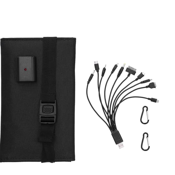 10W Solcellepanel Bærbart Foldbart Solenergi Modul Board KLB