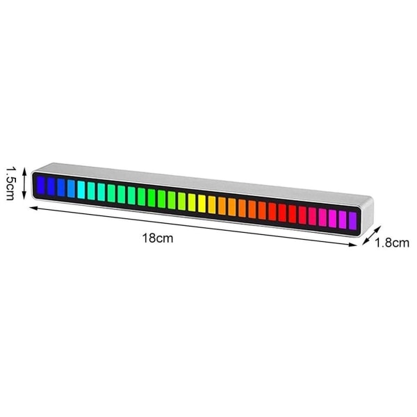 LED-lysstang, fargerik LED-lydkontroll KLB