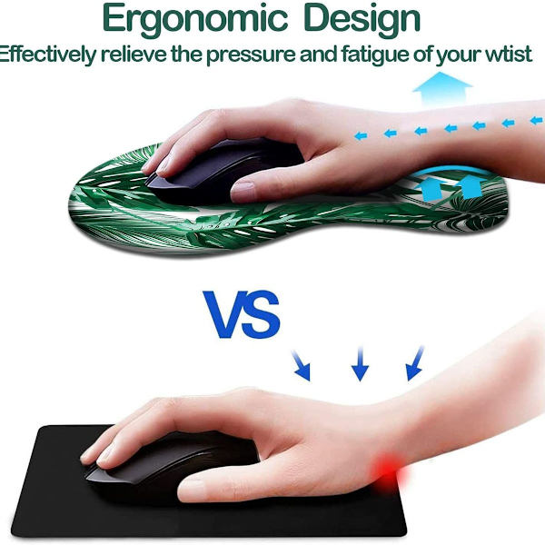 Ergonomisk musmatta med handledsstöd, söta musmattor