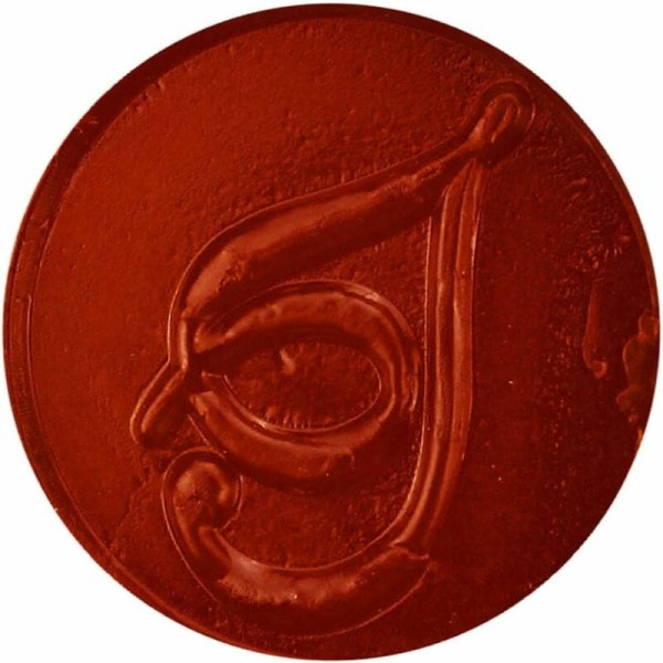 Retro messinghode trehåndtak alfabet bokstaver initial voks klassisk forsegling voks stempel T KLB