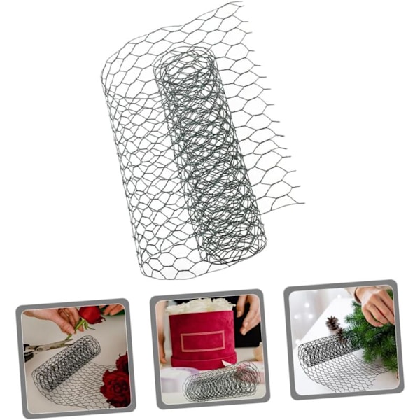Galvaniseret hønsenet Have hønsehus, voliere Triple Twist Valg af størrelser Fint net 0,35mX4m KLB