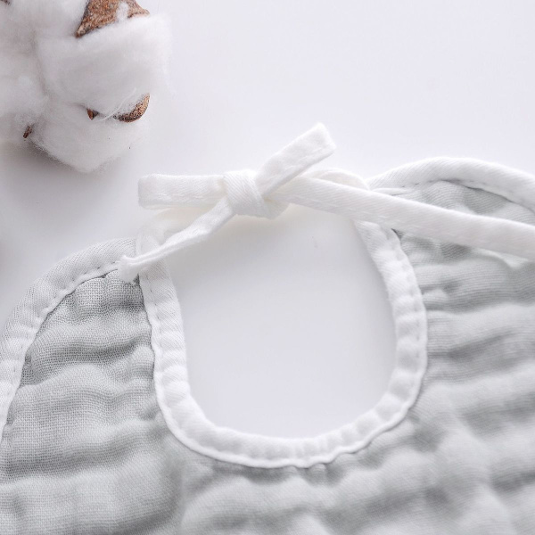Pakke med baby-savlesmække - Unisex, bløde og absorberende - 8 lag - KLB