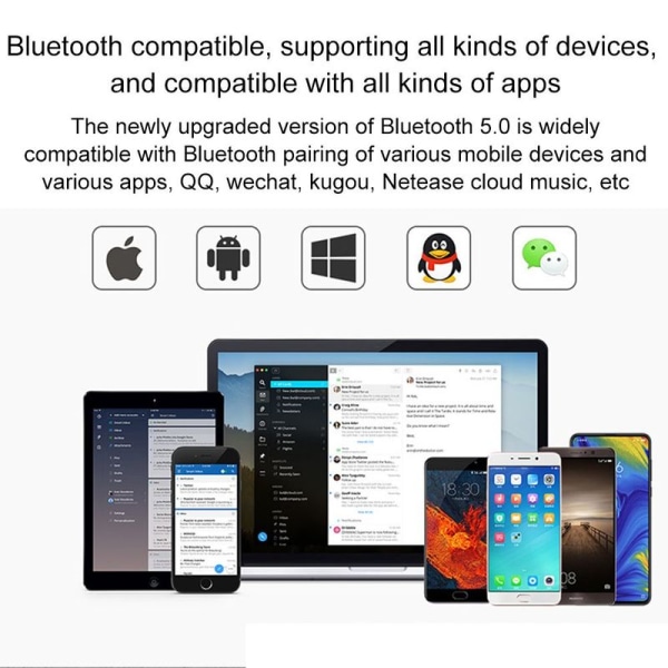 Bluetooth-kuuloke Langattomat nappikuulokkeet Bluetooth-kuulokkeet Sininen