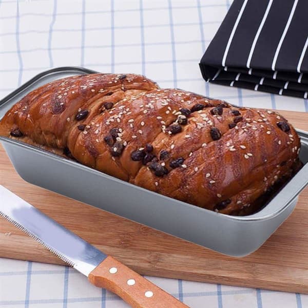 Brødform, ideell for baking av brød til hjemmebakst og aske KLB