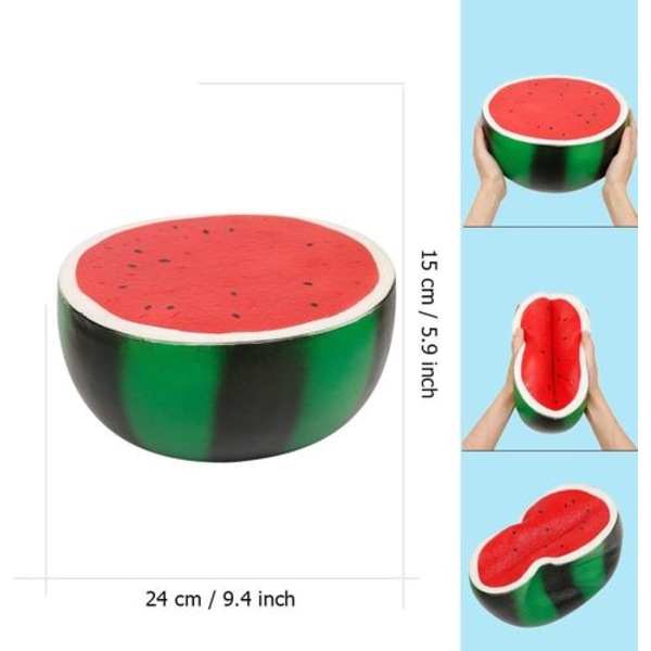Squishies Vandmelon Frugt Super Stor Antistress Squishies Langsomt Stigende Klem