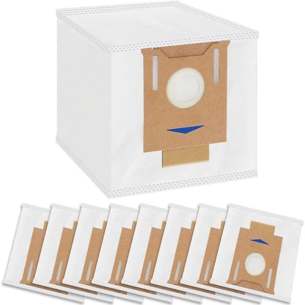 8-pack dammsugarpåsar tillbehör för Ecovacs Deebot N8 + / N8 Pro + / OZMO