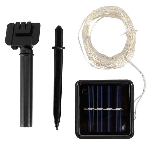 50LED solcelledrevne fe-lys, 8 tilstande, udendørslys KLB